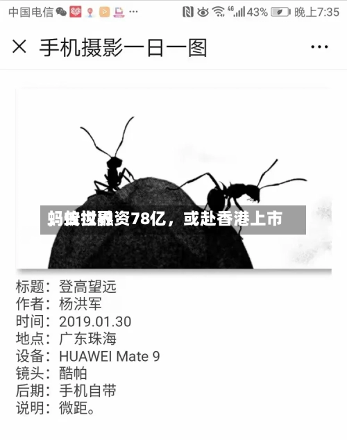 蚂蚁世界，传拟融资78亿，或赴香港上市-第2张图片